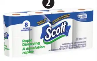 Canadian Tire Scott Rapid-Dissolving RV/Boat Toilet Paper offer