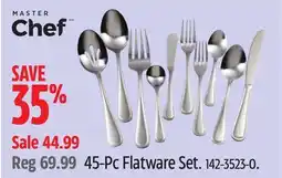 Canadian Tire 45-Pc Flatware Set offer