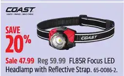 Canadian Tire FL85R Focus LED Headlamp with Reflective Strap offer
