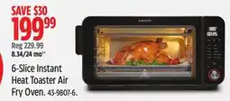 Canadian Tire 6-Slice Instant Heat Toaster Air Fry Oven offer