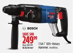 Canadian Tire BOSCH 7.5A 1 SDS+ Rotary Hammer offer