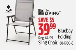Canadian Tire Bluebay Folding Sling Chair offer