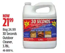 Canadian Tire 30 Seconds Outdoor Cleaner offer