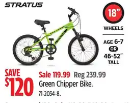 Canadian Tire Stratus Green Chipper Bike offer