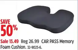Canadian Tire CAR PASS Memory Foam Cushion offer