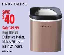 Canadian Tire Frigidaire Bullet Ice Maker offer