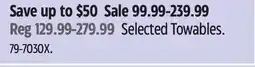 Canadian Tire Selected Towables offer