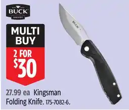 Canadian Tire Kingsman Folding Knife offer