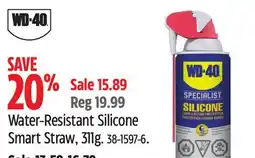 Canadian Tire WD-40 Water-Resistant Silicone Smart Straw offer