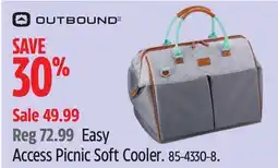 Canadian Tire OUTBOUND Easy Access Picnic Soft Cooler offer