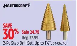 Canadian Tire 2-Pc Step Drill Set offer