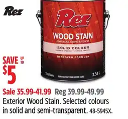 Canadian Tire Rez Exterior Wood Stain offer