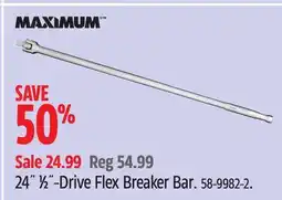 Canadian Tire 24 ½-Drive Flex Breaker Bar offer