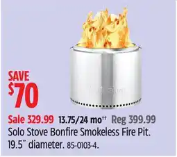 Canadian Tire Solo Stove Bonfire Smokeless Fire Pit offer