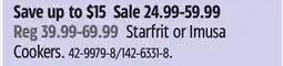 Canadian Tire Starfrít or Imusa Cookers offer
