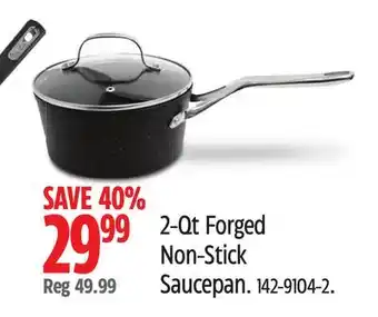 Canadian Tire 2-Qt Forged Non-Stick Saucepan offer