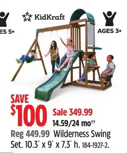 Canadian Tire Wilderness Swing offer