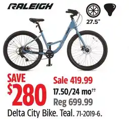 Canadian Tire Delta City Bike offer