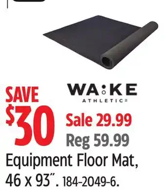 Canadian Tire Equipment Floor Mat, 46 x 93 offer