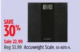 Canadian Tire Accuweight Scale offer