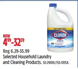 Canadian Tire Selected Household Laundry and Cleaning Products offer