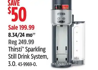 Canadian Tire Thirsti Sparkling Still Drink System 3.0 offer