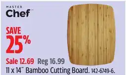 Canadian Tire 11 x 14 Bamboo Cutting Board offer