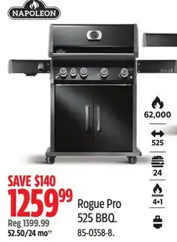 Canadian Tire Napoleon Rogue Pro 525 BBQ offer