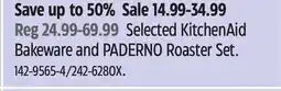 Canadian Tire Selected KitchenAid Bakeware and PADERNO Roaster Set offer