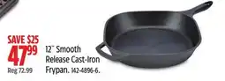Canadian Tire 12 Smooth Release Cast-Iron Frypan offer