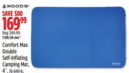 Canadian Tire Comfort Max Double Self-Inflating Camping Mat offer