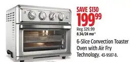 Canadian Tire 6-Slice Convection Toaster Oven with Air Fry Technology offer