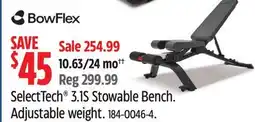 Canadian Tire SelectTech 3.1S Stowable Bench offer