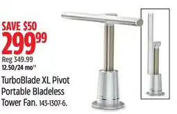 Canadian Tire TurboBlade XL Pivot Portable Bladeless Tower Fan offer