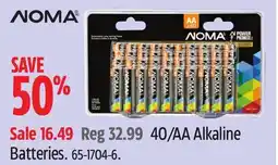 Canadian Tire NOMA Batteries offer