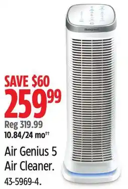Canadian Tire Honeywell Air Genius 5 Air Cleaner offer