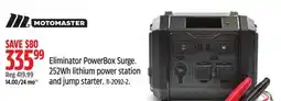 Canadian Tire MOTOMASTER Eliminator PowerBox Surge offer