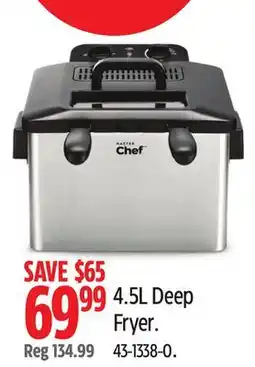 Canadian Tire 4.5L Deep Fryer offer