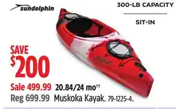 Canadian Tire Muskoka Kayak offer