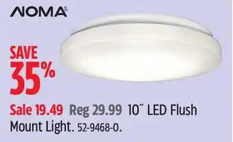 Canadian Tire NOMA 10 LED Flush Mount Light offer
