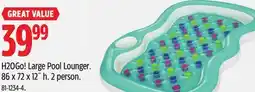 Canadian Tire H2OGO! Large Pool Lounger offer
