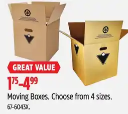 Canadian Tire Moving Boxes offer