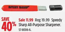 Canadian Tire Speedy Sharp All-Purpose Sharpener offer