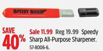 Canadian Tire Speedy Sharp All-Purpose Sharpener offer