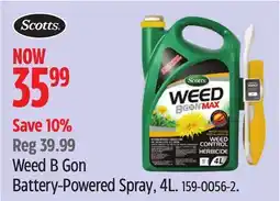 Canadian Tire Weed B Gon Battery-Powered Spray offer