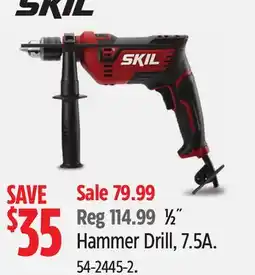 Canadian Tire SKIL Hammer Drill offer