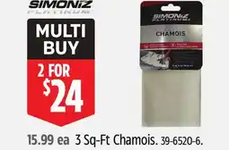 Canadian Tire SIMONIZ PLATINUM 3 Sq-Ft Chamois offer