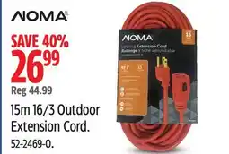 Canadian Tire 15m 16/3 Outdoor Extension Cord offer