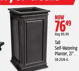 Canadian Tire Tall Self-Watering Planter, 27˝ offer