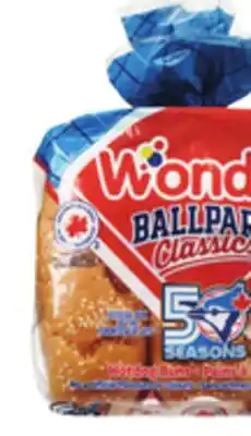 Giant Tiger Wonder Ballpark Classics buns offer